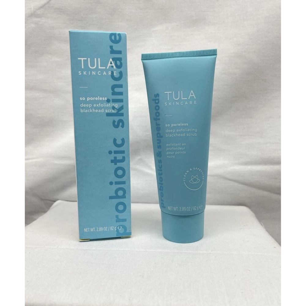 TULA So Poreless Deep Exfoliating Blackhead Scrub 2.89oz NIB